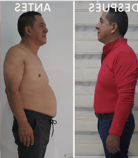 Manuel Pucha antes y después